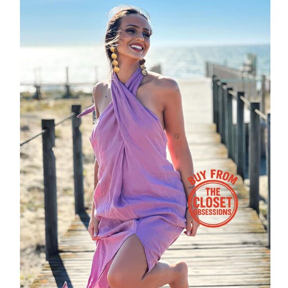 ZARA BLOGGER FAVE!!! Open Back Midi Dress NWT - Picture 1 of 16